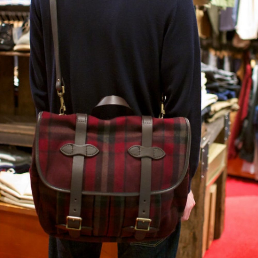 Filson x Jean Shop NYC Wool Medium Messenger Bag